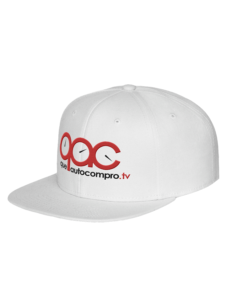 QAC Snapback Cap Prominent Logo – Wool Blend, High Profile, Adjustable. product image (2)