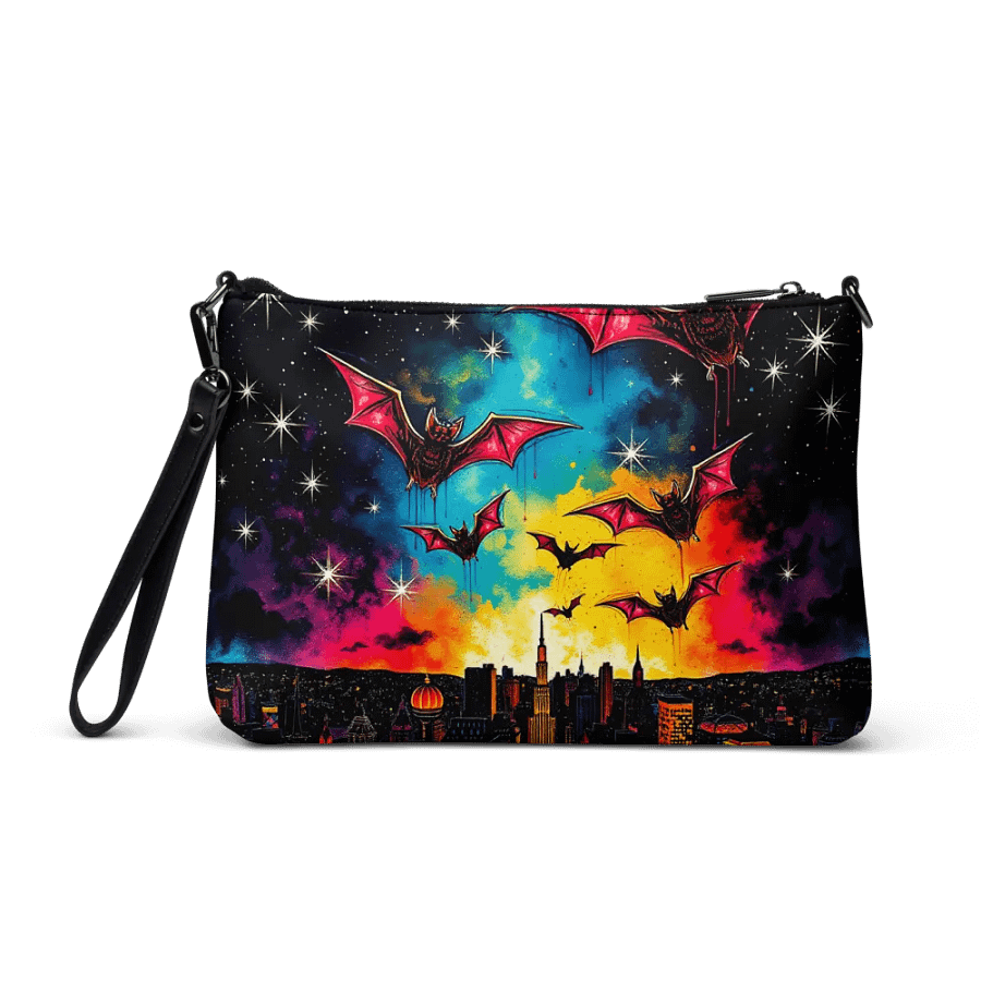 Night City Bats Crossbody Bag product image (3)