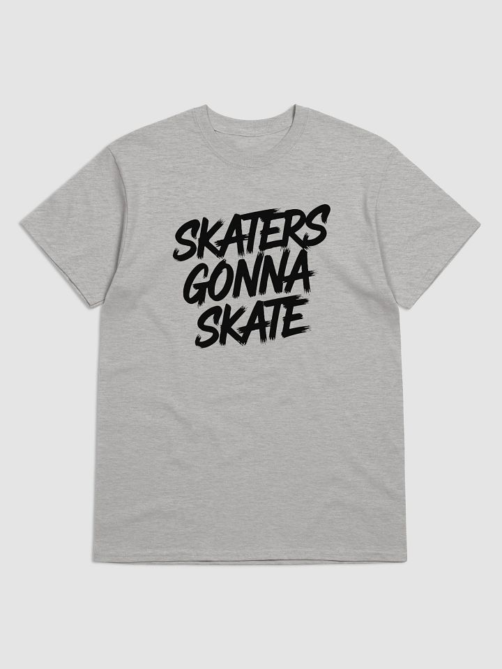 Skaters gonna skate (Black), Skateboarding t-shirt, Unisex product image (1)