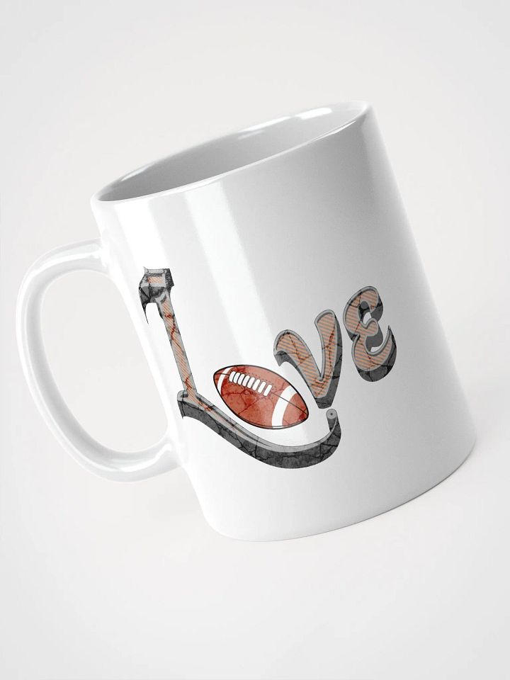 Love Football White Glossy Mug product image (2)