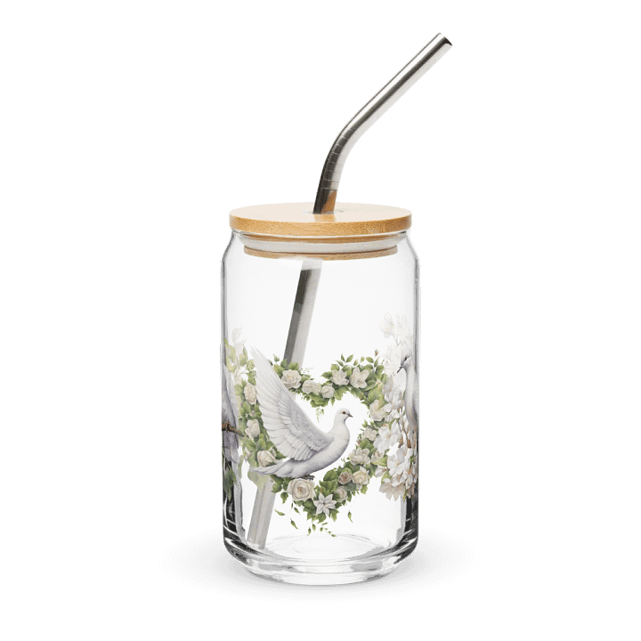 Flight of Serenity Glass Can Sipper product image (1)