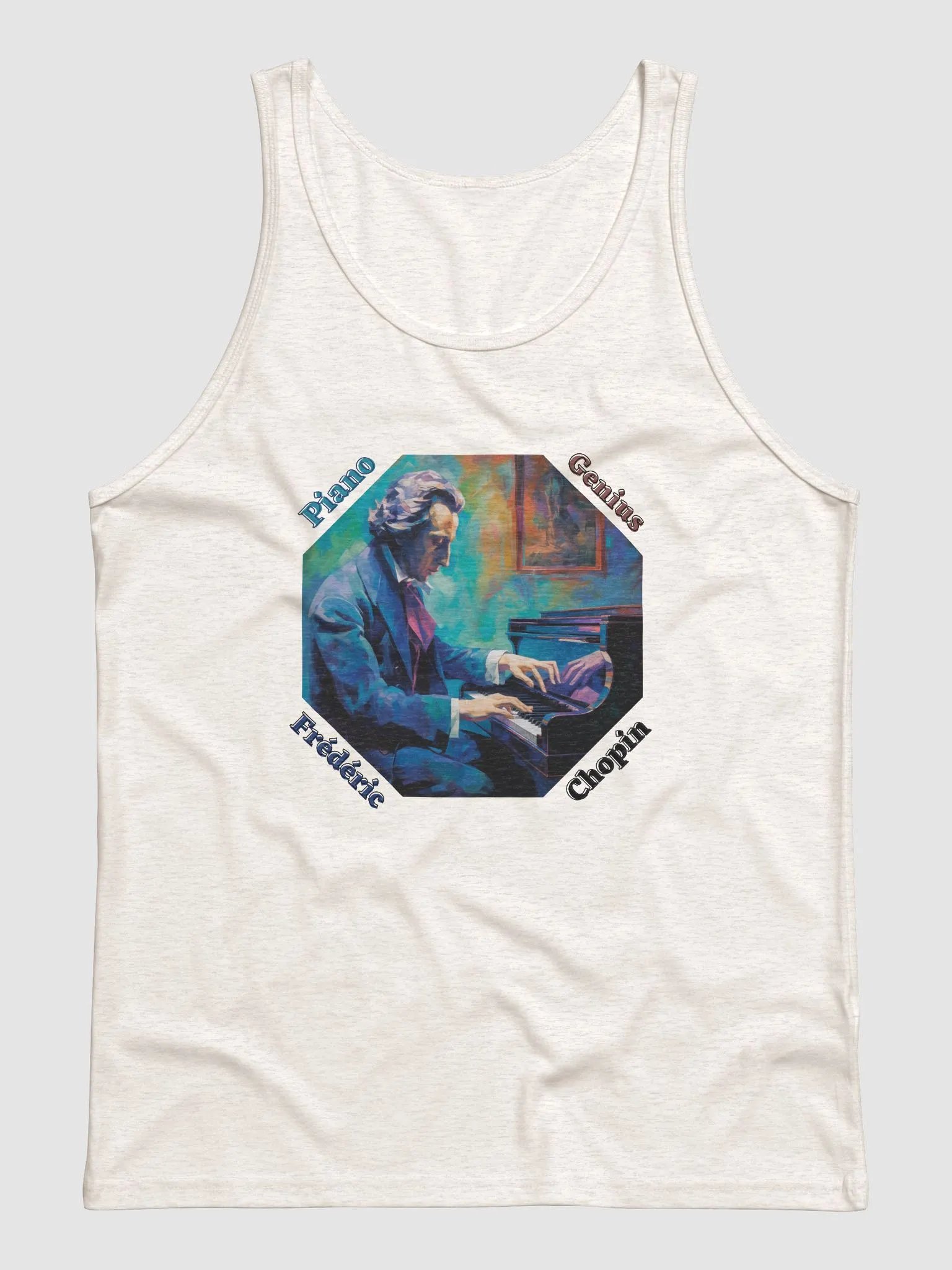 Frédéric Chopin [Playing Piano] - Piano Genius | Tanktop product image (1)