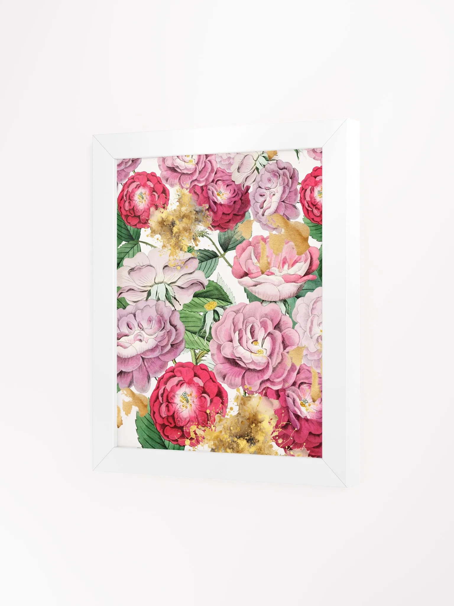 Golden Blooms Framed Art Print product image (13)