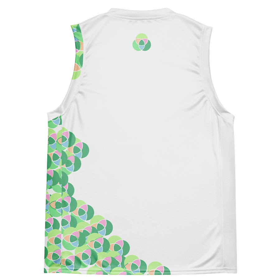 O2G All-Over Print Recycled Basketball Jersey — Signal in Motion product image (4)