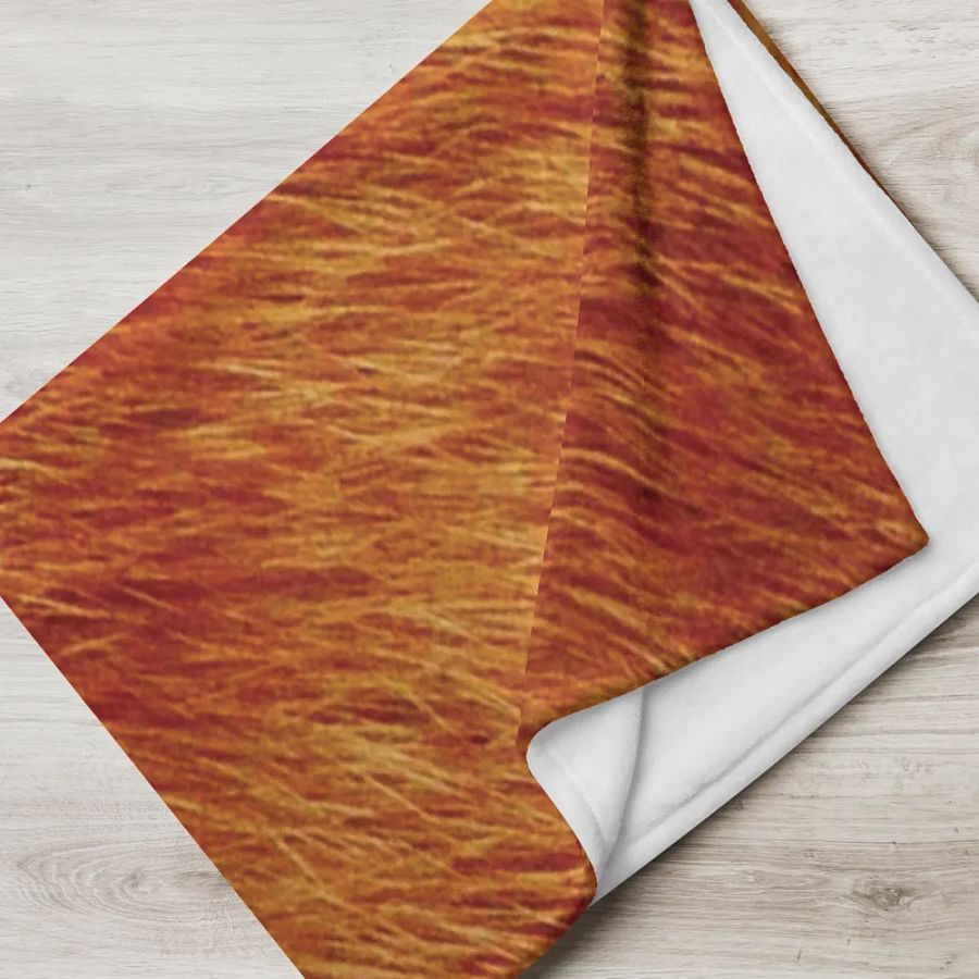 Fuzzy Orange Dream Throw Blanket product image (17)