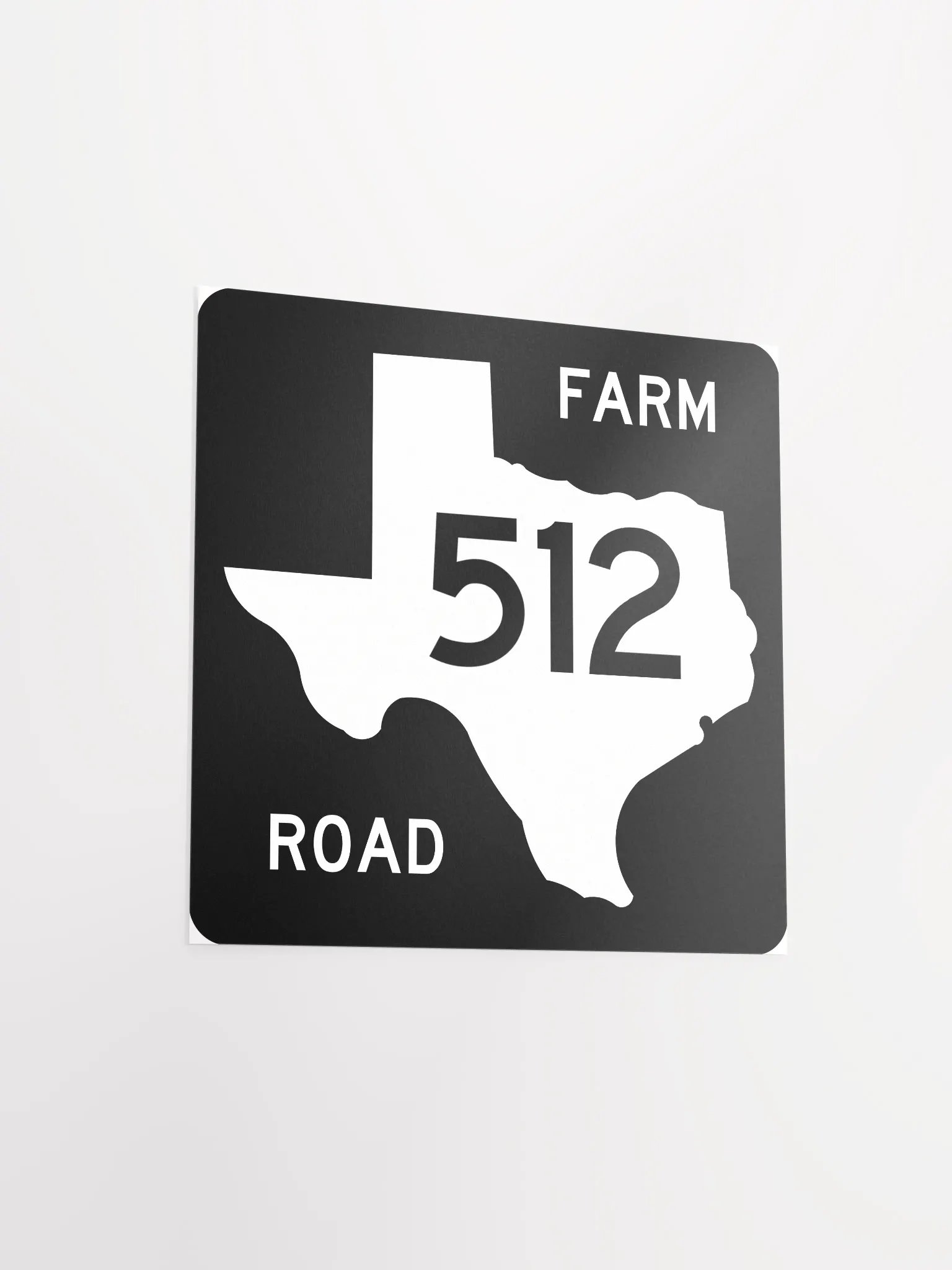 Texas Farm Road Sign FM 512 Poster product image (7)