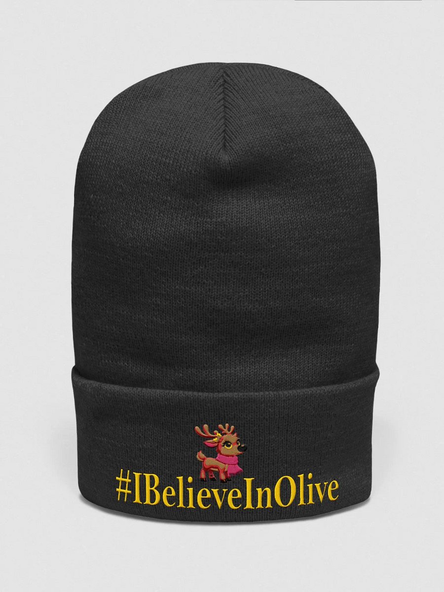 Official Christmas 'Olive the other Reindeer' Embroidered Beenie Hat product image (1)