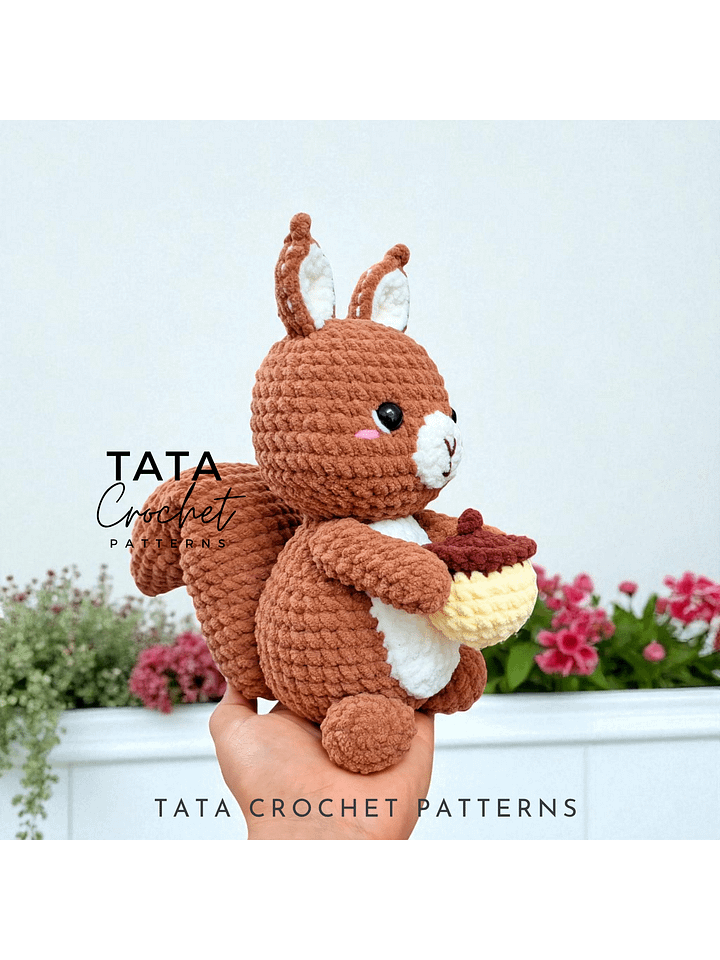 PDF Pattern -♡- Crochet Squirrel Amigurumi Pattern product image (1)