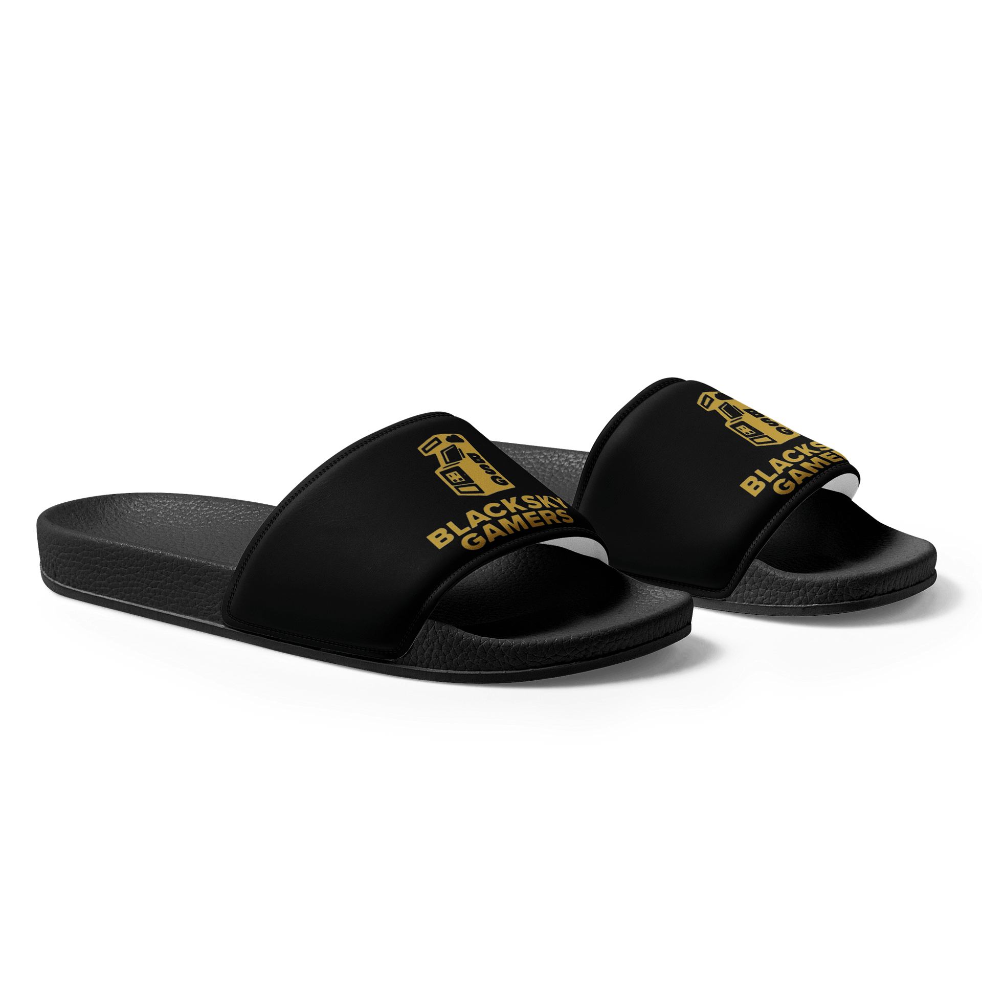 Black Classic BlackSkyGamers Logo Slides (MENS SIZE) product image (1)