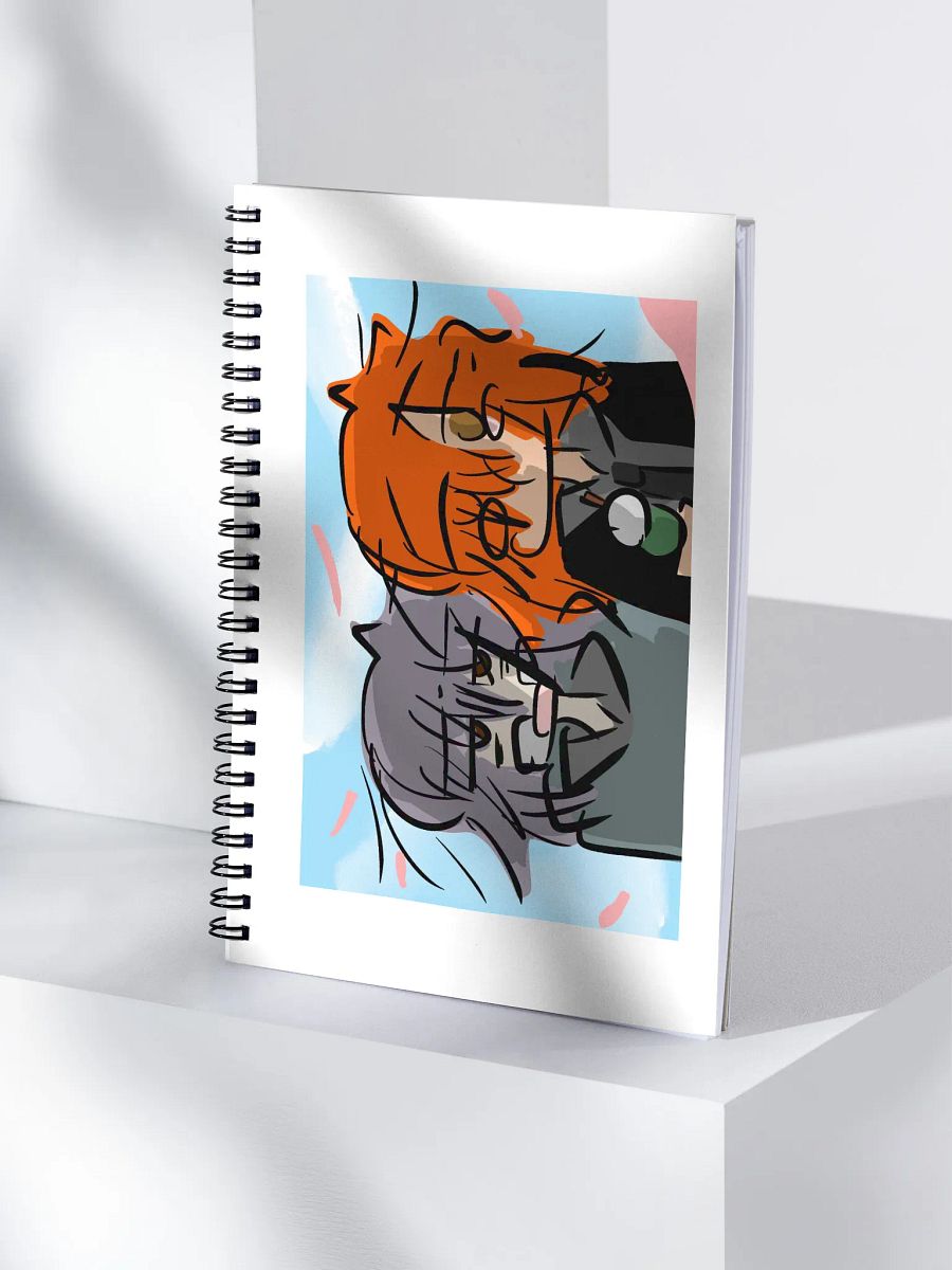 As if to dedicate this song to... April notebook product image (4)