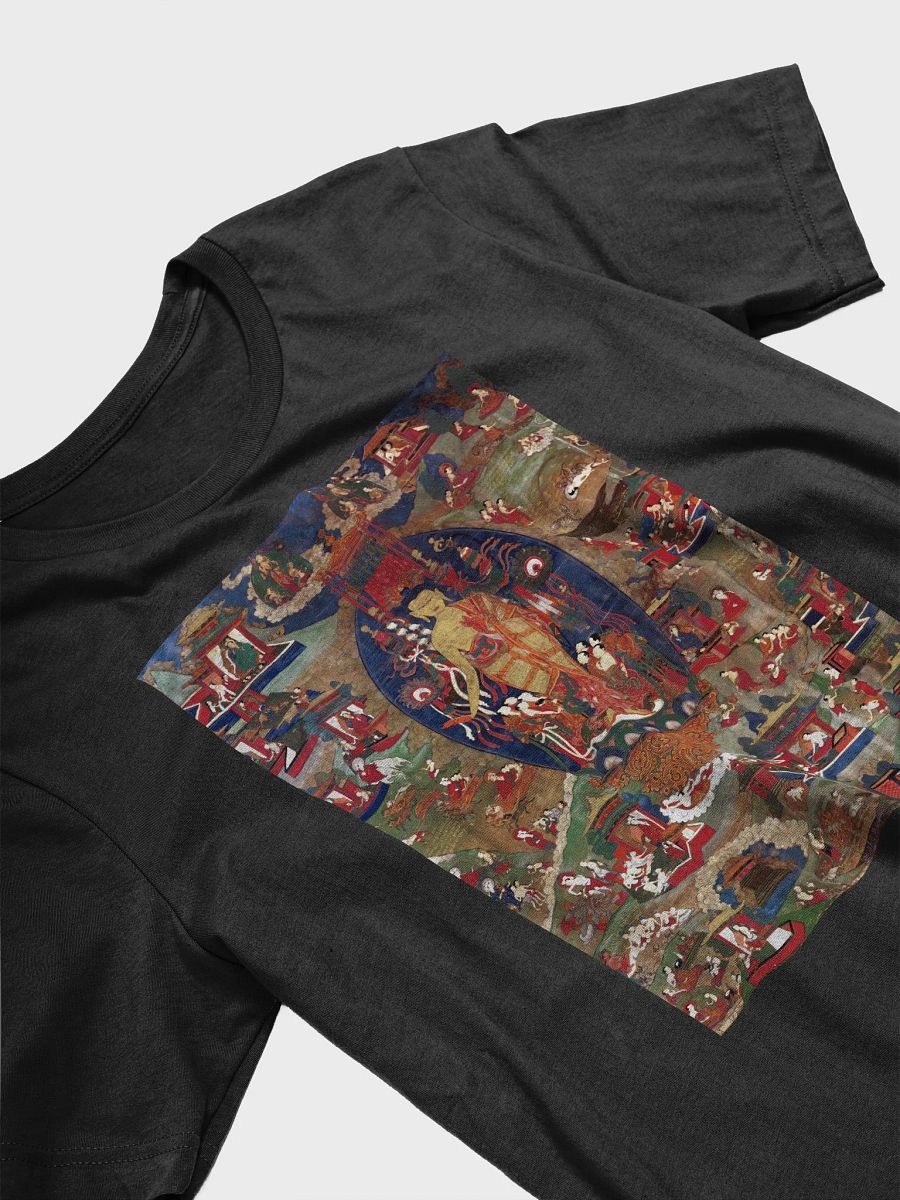 Buddha Shakyamuni and His Previous Lives Traditional Buddhist Thangka Art Unisex T-Shirt product image (3)