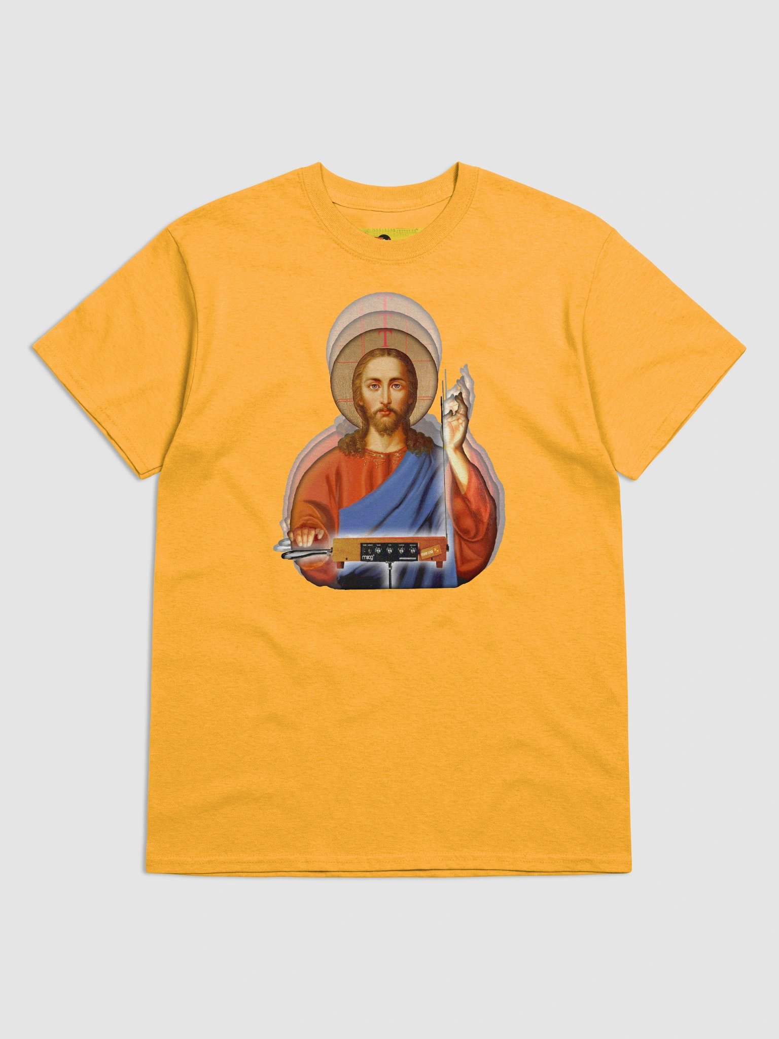 The Holy Theremin by Frank Fonik, Techno EDM Unisex t-shirt product image (34)