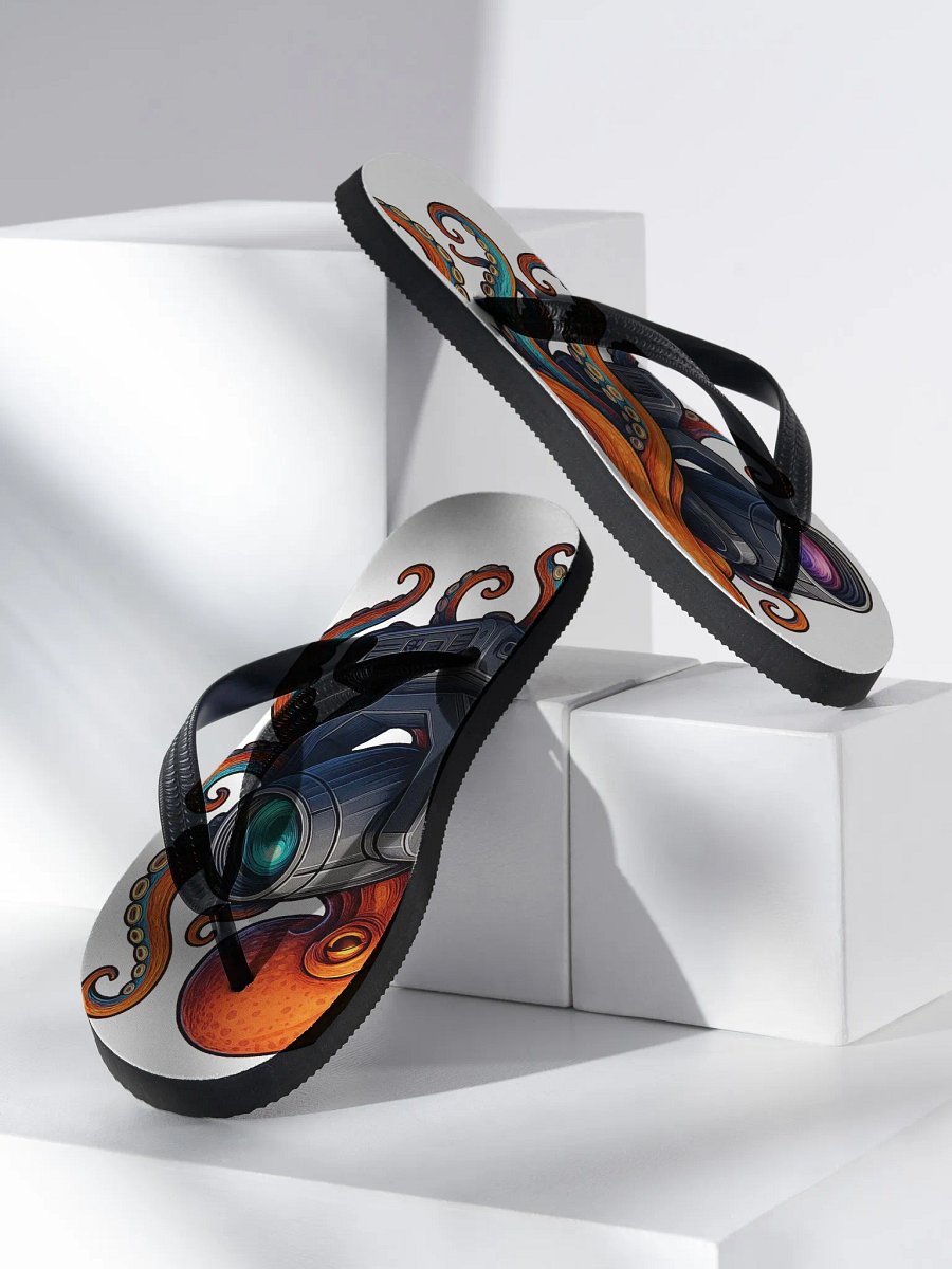 Theatrically Jerry: "Octo-Glow" Moving Head Light Flip Flops product image (2)