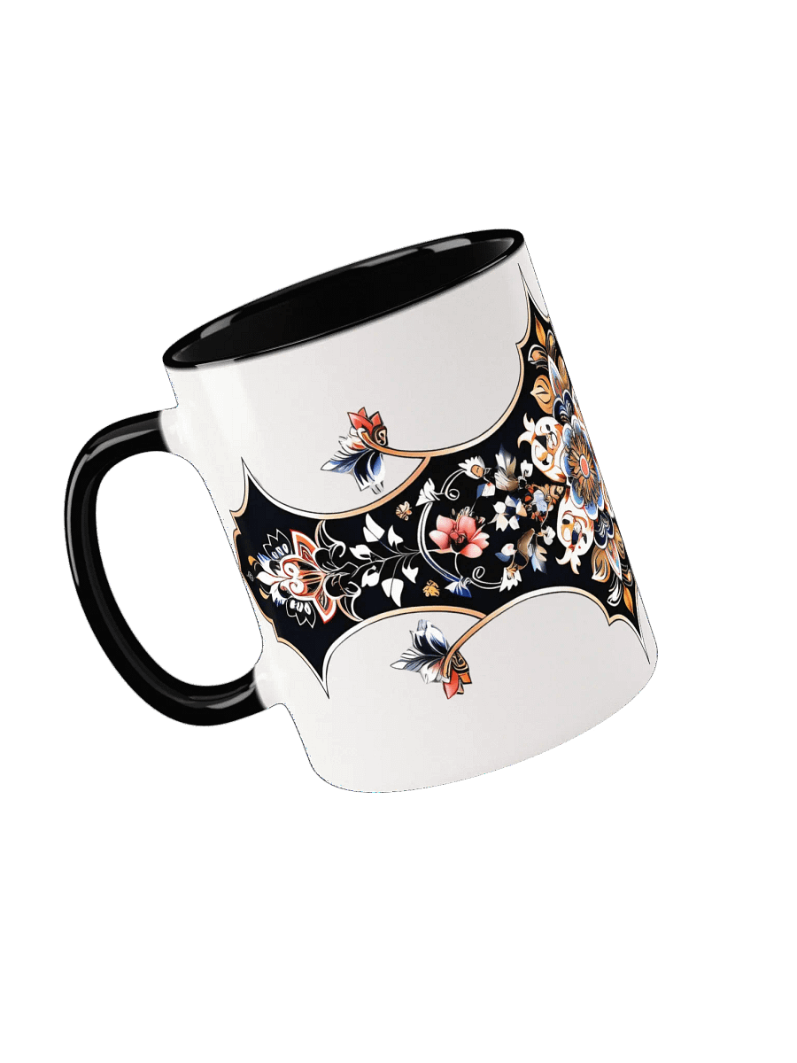 Symmetrical Floral Bliss Ceramic Mug product image (4)