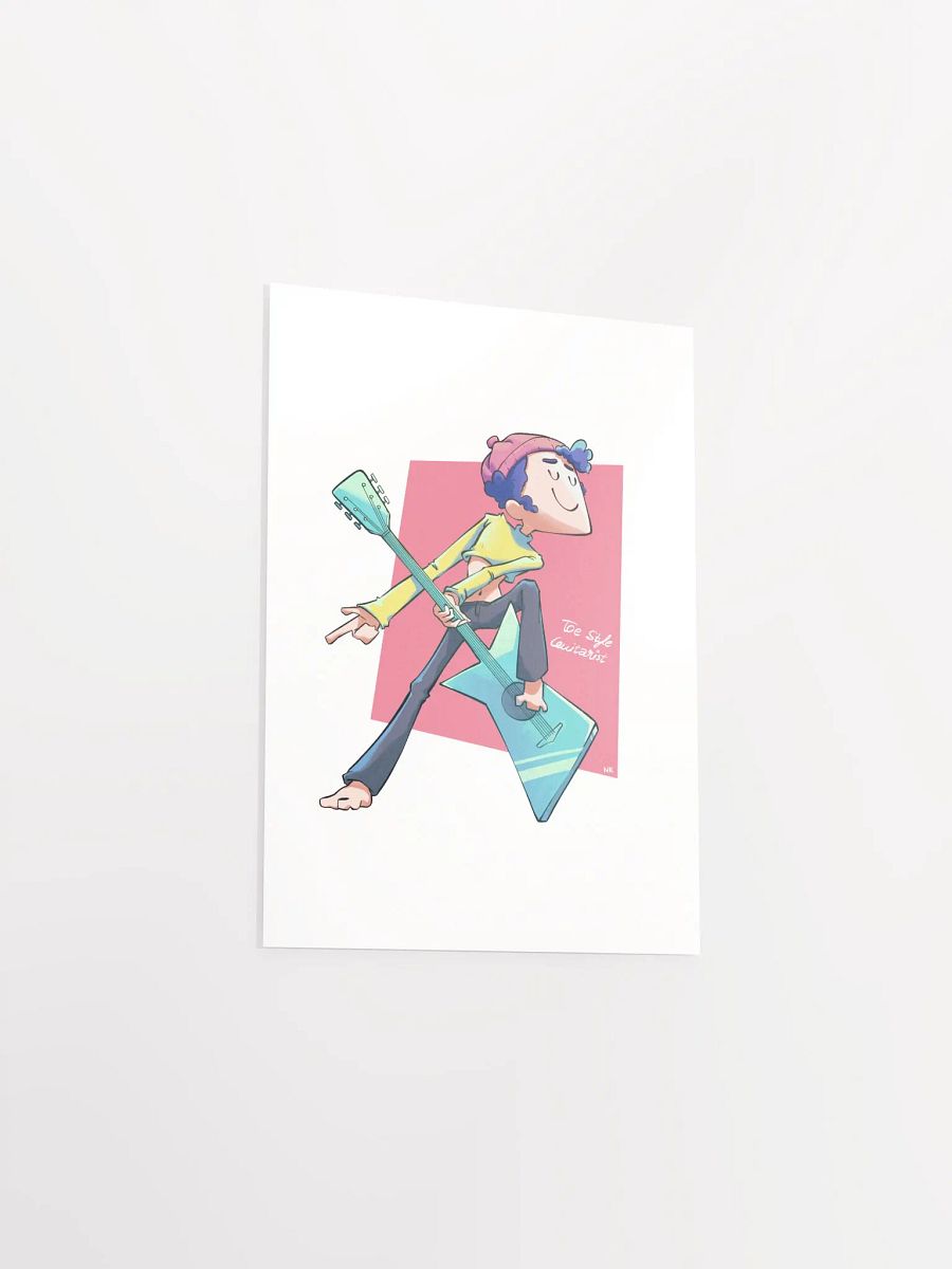 Toe Style Guitarist | Matte Paper Poster product image (8)