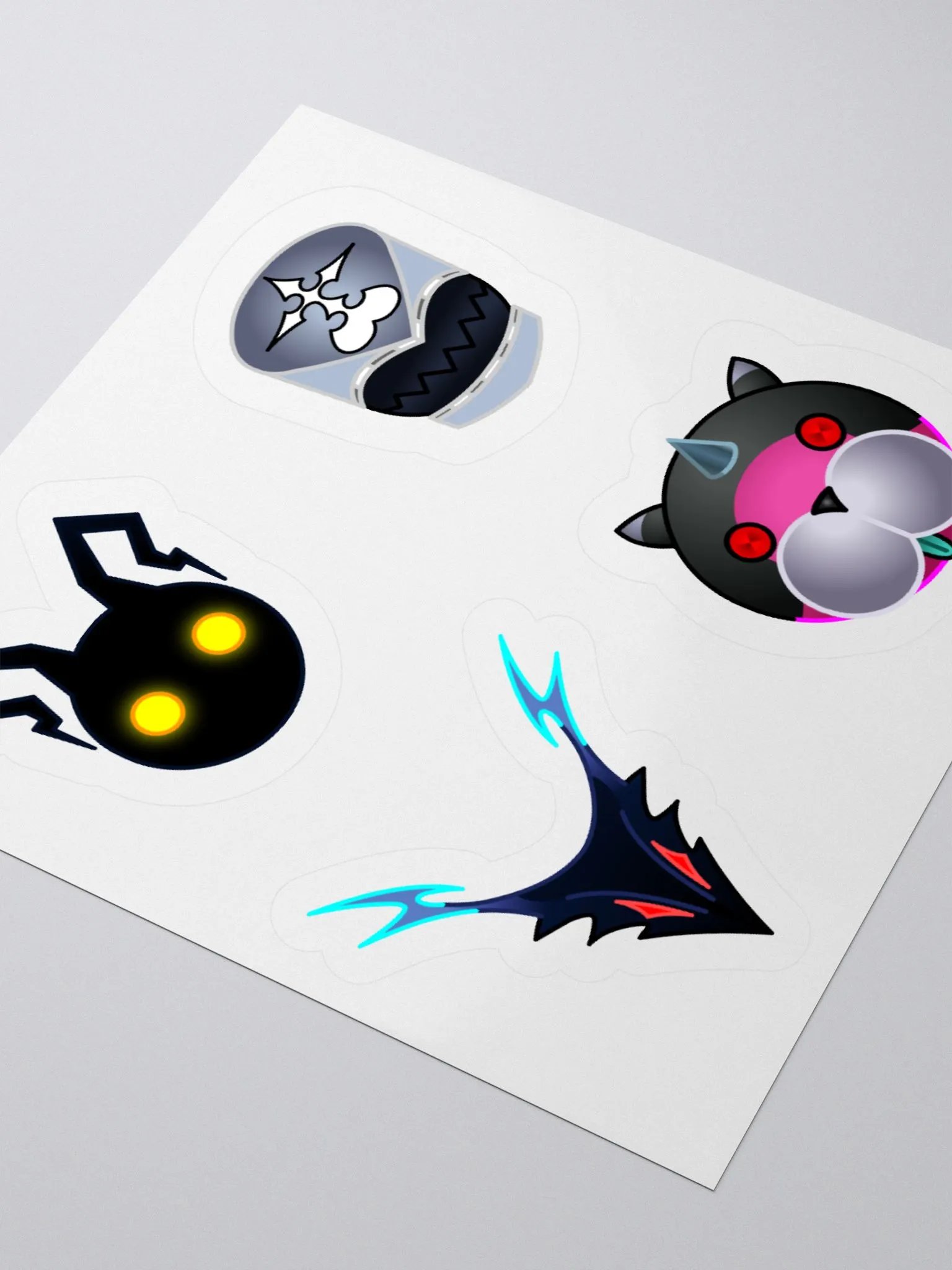 Kingdom Hearts Enemy Mascot Sticker Sheet product image (3)