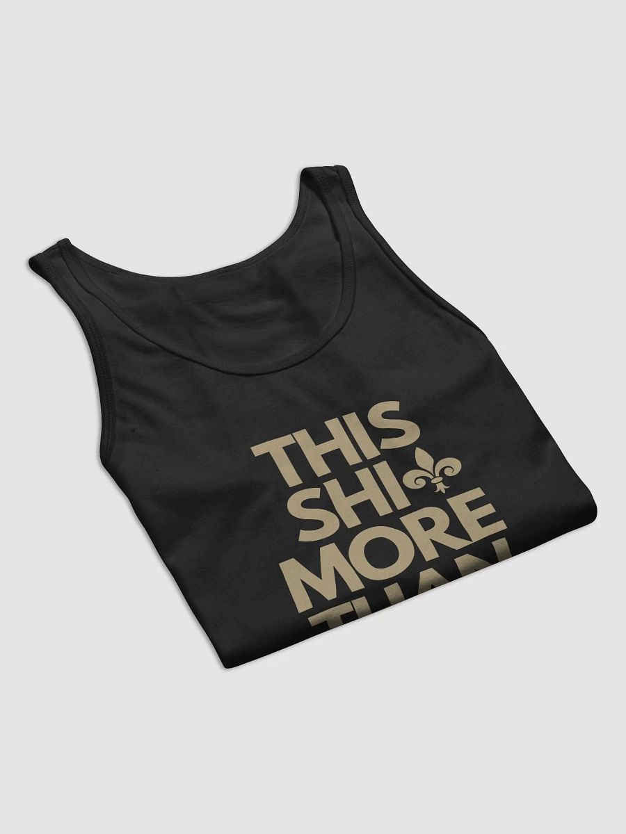 This Shit More Than A Game Tank (Black And Gold) product image (8)