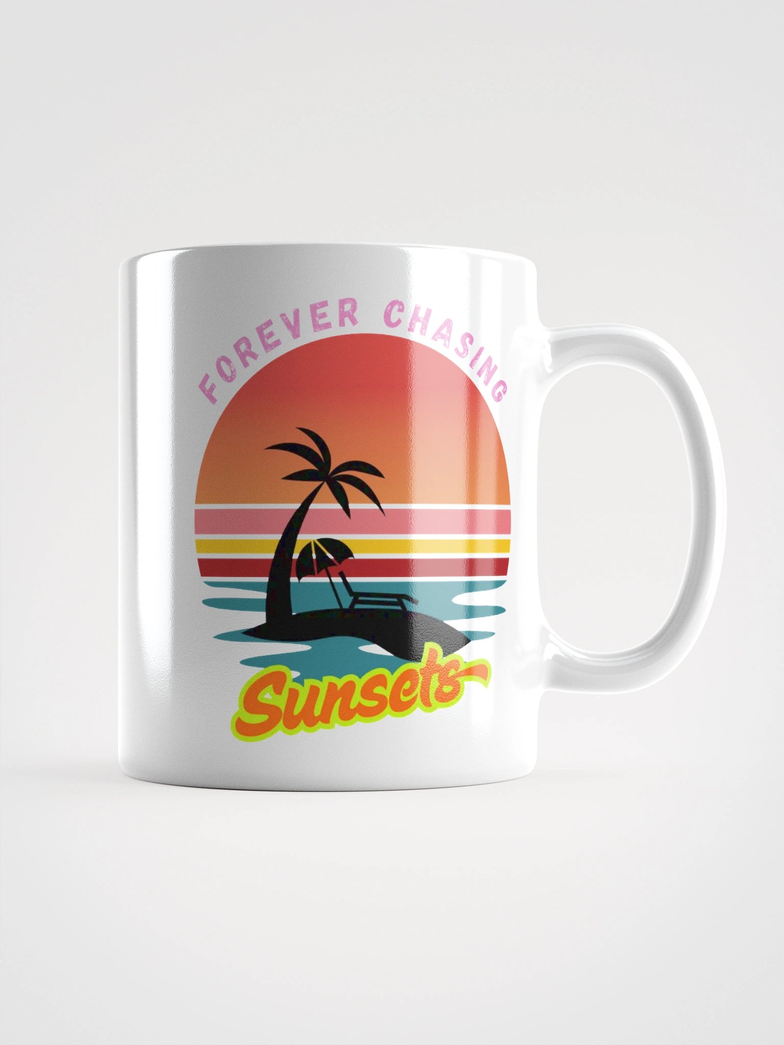 Forever Chasing Sunsets – Tropical Vibes Mug product image (1)