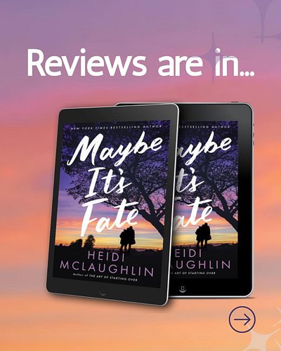 Maybe It’s Fate is probably one of my most favorite books I’ve written. I can’t wait for everyone to meet these characters. 
...