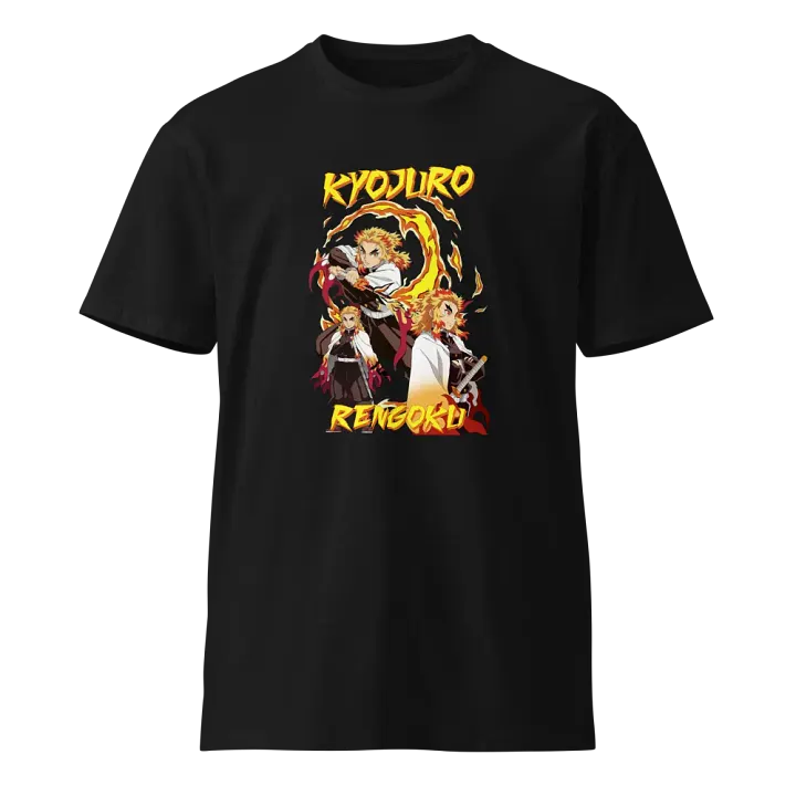 Fiery Warrior Kyoujuro Rengoku Anime T-Shirt product image (1)