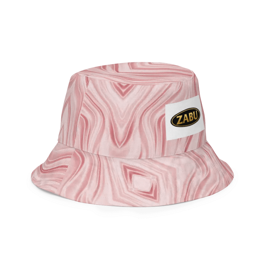 Flowing Peach Waves Reversible Bucket Hat product image (3)