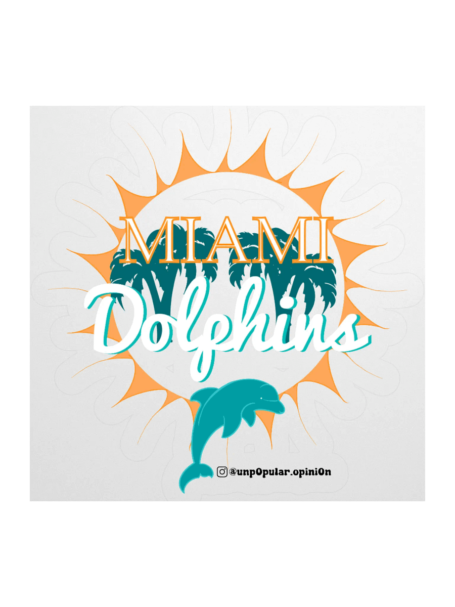 MIAMI DOLPHINS STICKER product image (3)