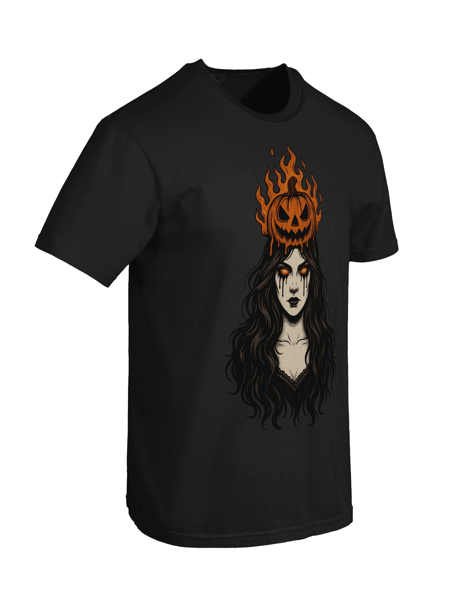 Pumpkin Queen – Haunted Flame Tee product image (5)