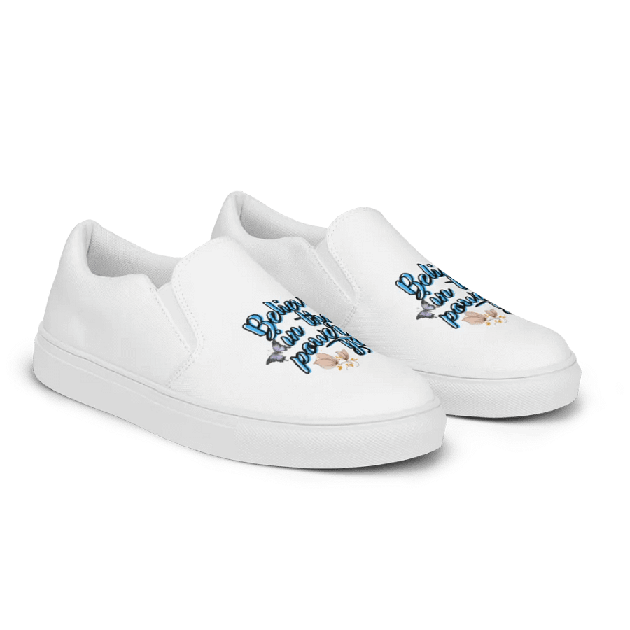 Believe in the Power of Yet Canvas Shoes product image (5)