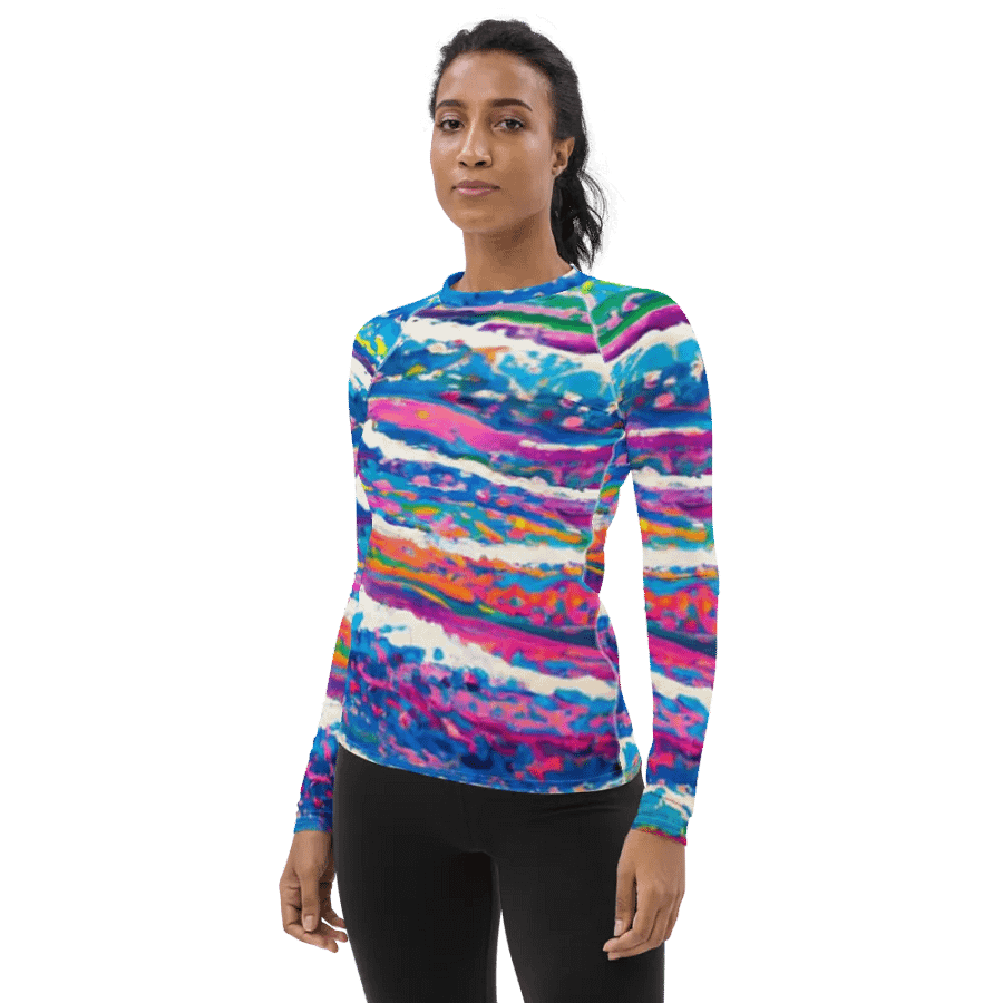 COLOR FLOW Women's Rash Guard product image (4)