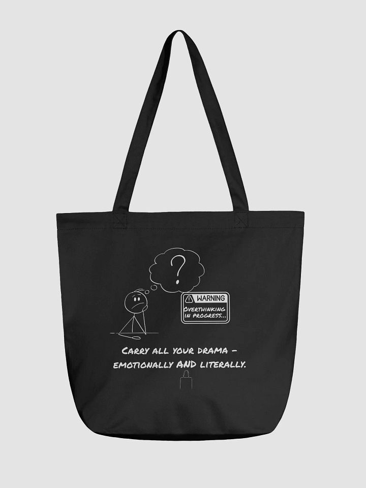 “Carry All Your Drama” Stick Figure Tote Bag product image (1)