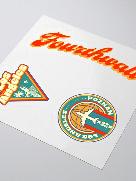Photo showing Kiss Cut Stickers