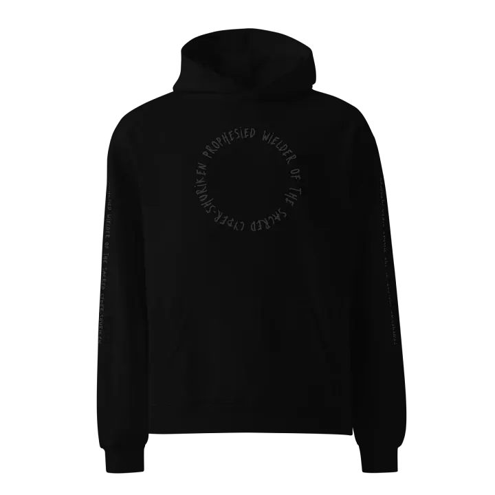 Oversized Prophecy Hoodie (Stealth) product image (1)
