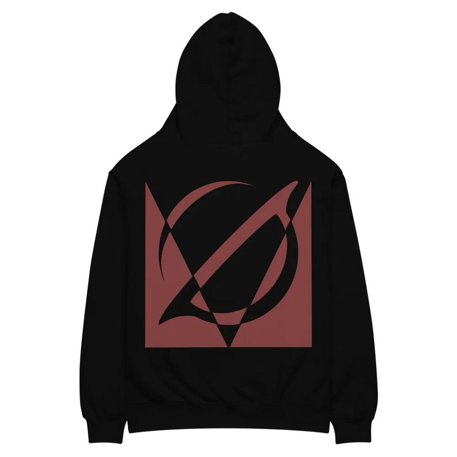VACIO NEGATIVE {NULL} Logo Relaxed Fit Hoodie (RED) product image (8)