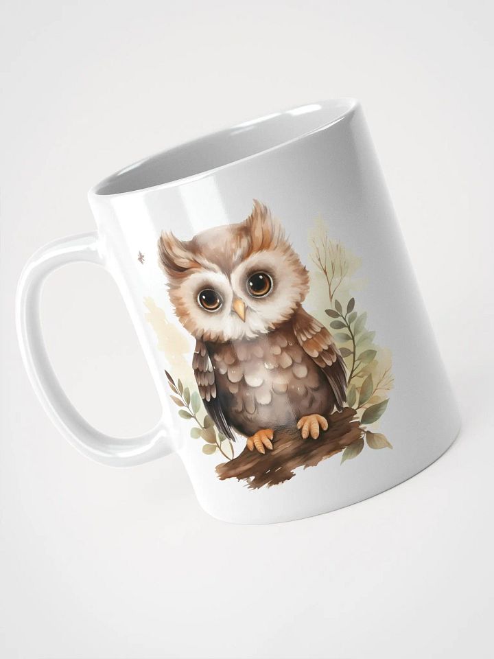 Whimsical Owls White Glossy Mug product image (1)
