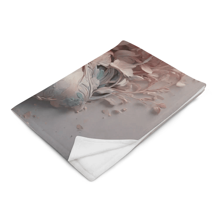 The floral girl design throw blanket product image (14)