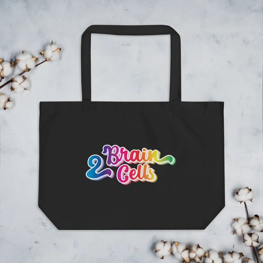Vintage Rainbow 2 Brain Cells Tote Bag product image (8)