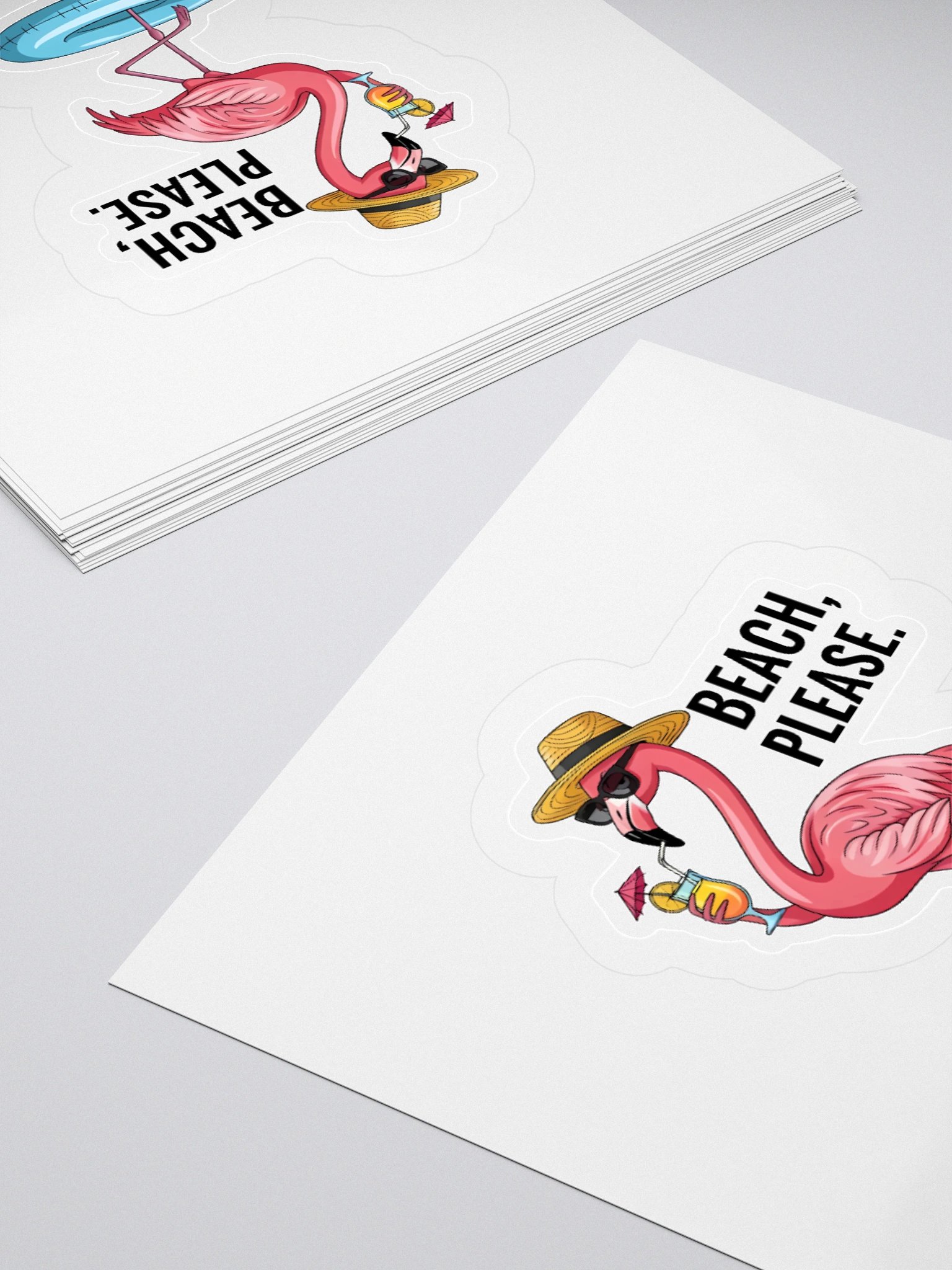 Flamazing Flamingo Kiss Cut Stickers product image (11)
