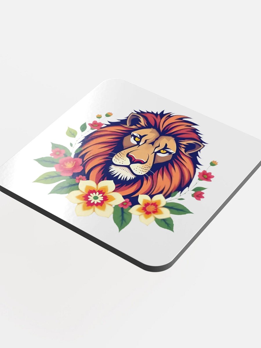 Floral Lion Cork Coaster product image (4)