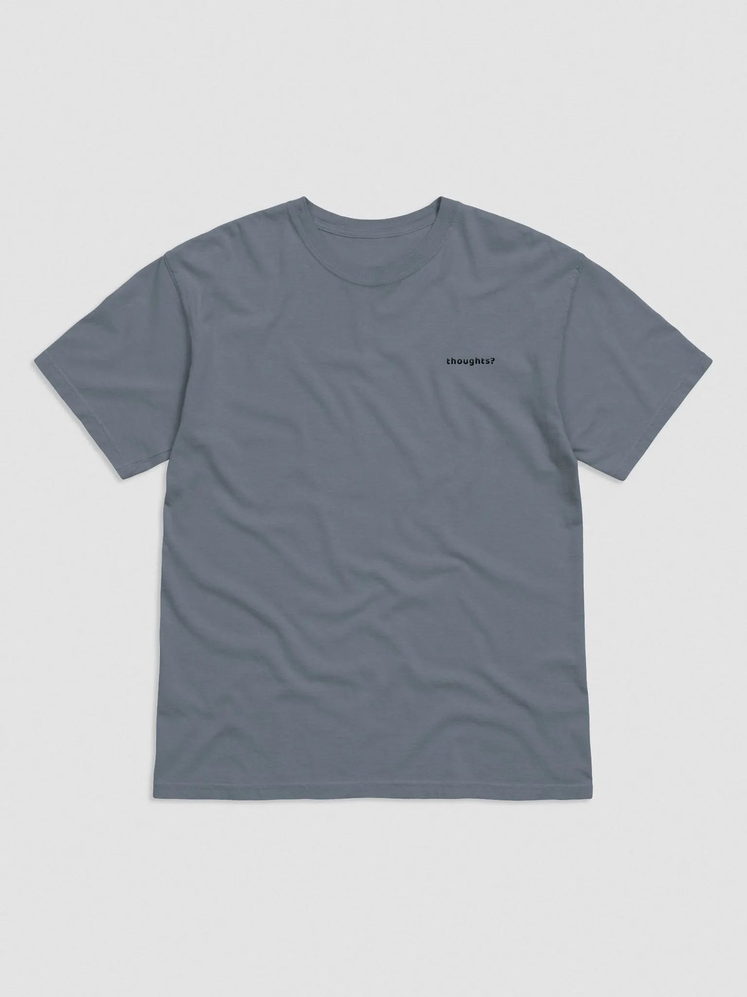Thoughts T-Shirt Black Thread product image (1)