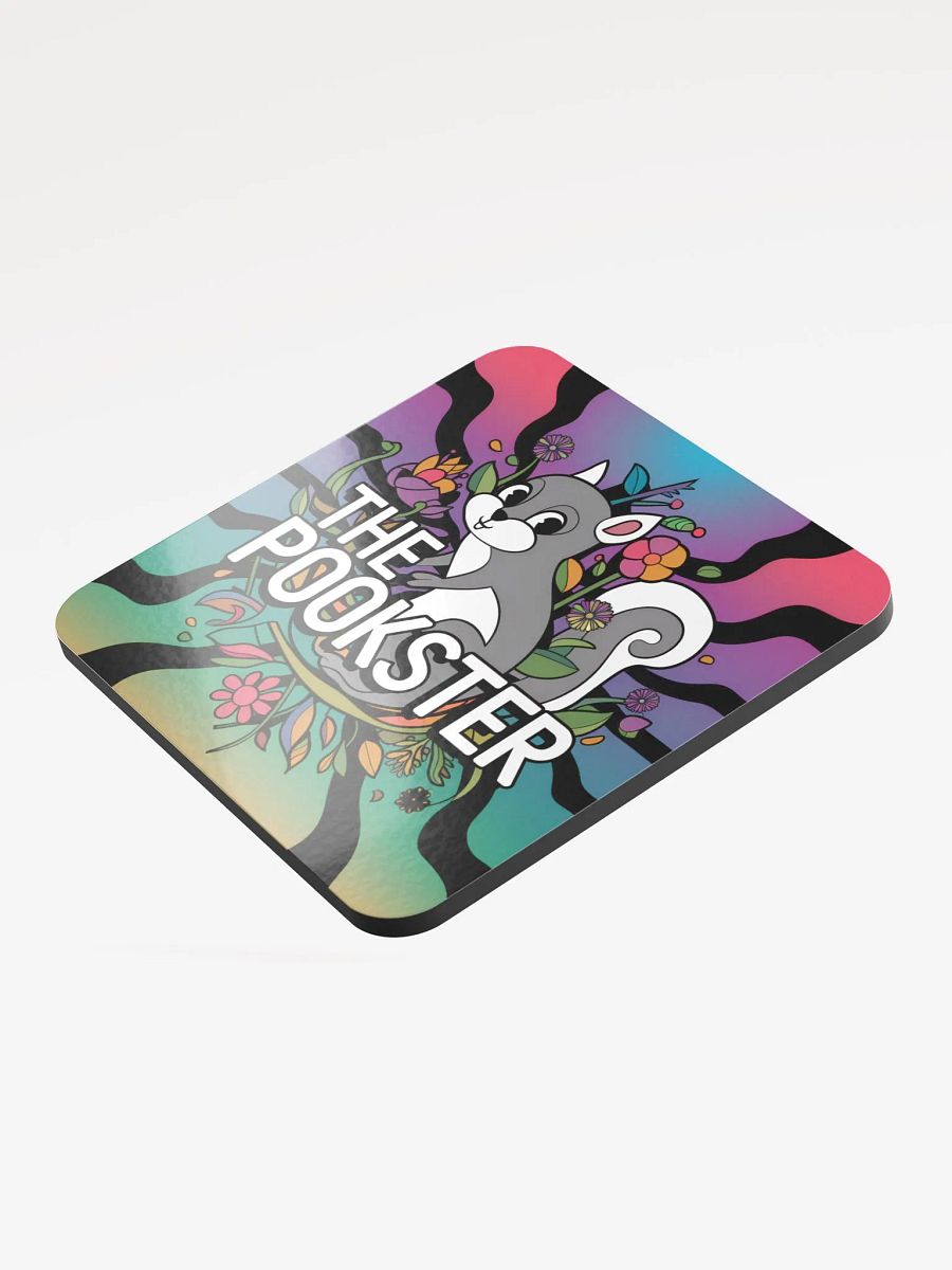 Coaster or micro art piece: flower and psychedelic pookster product image (3)