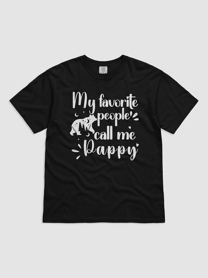 My Favorite People Call Me Pappy, Grandpa Comfort Colors T-shirt product image (2)