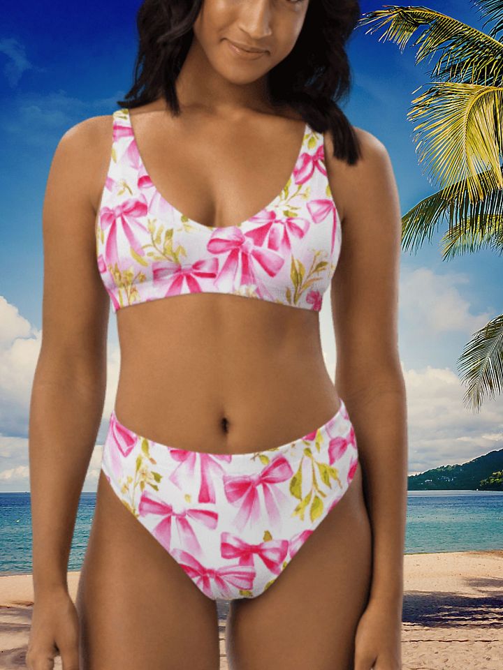 Feminine Floral Ribbon All-Over Bikini product image (1)