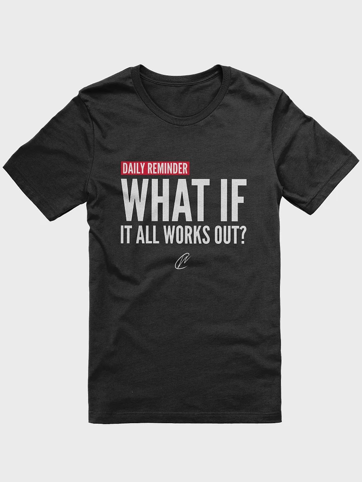 What If - Black TShirt product image (1)