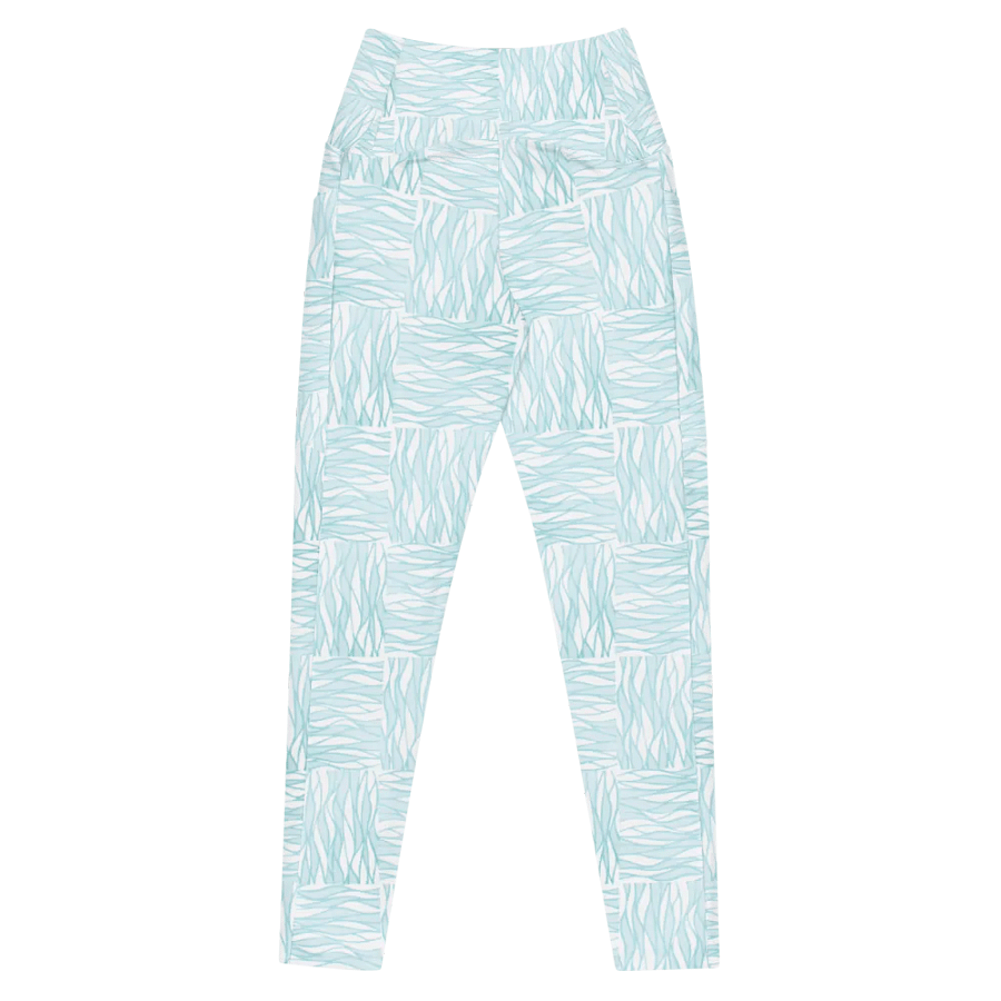 Light Turquois All-Over Print Leggings with Pockets product image (9)