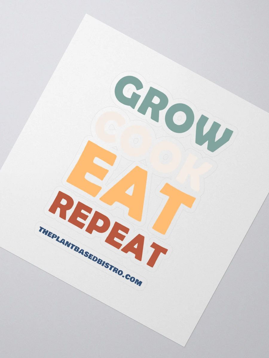 Grow Cook Eat Repeat Sticker product image (6)