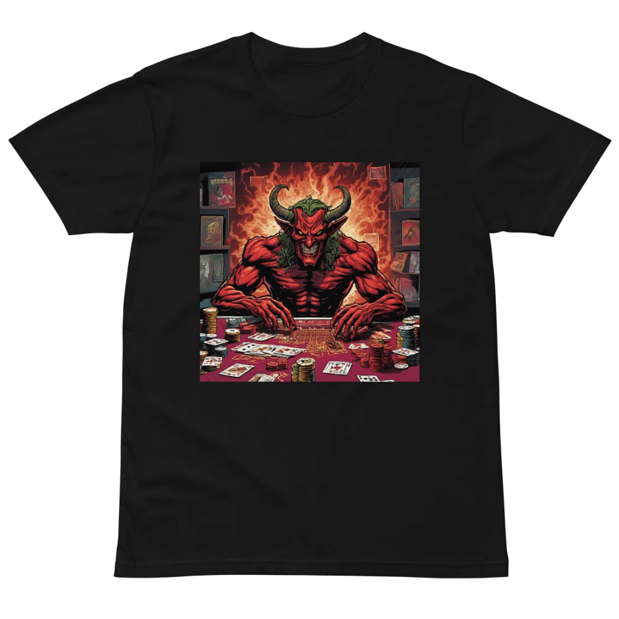 I HAVE A GAMBLING DEMON TEE product image (2)