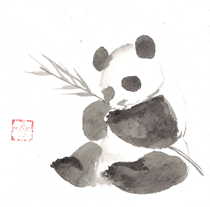 Sumi E Panda product image (1)