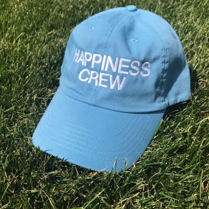 Sky Blue Happiness Crew Hat product image (1)