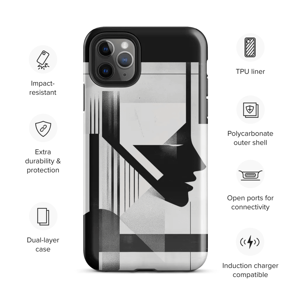 Abstract Persona 003 (Black) (Iphone Tough Case) product image (3)