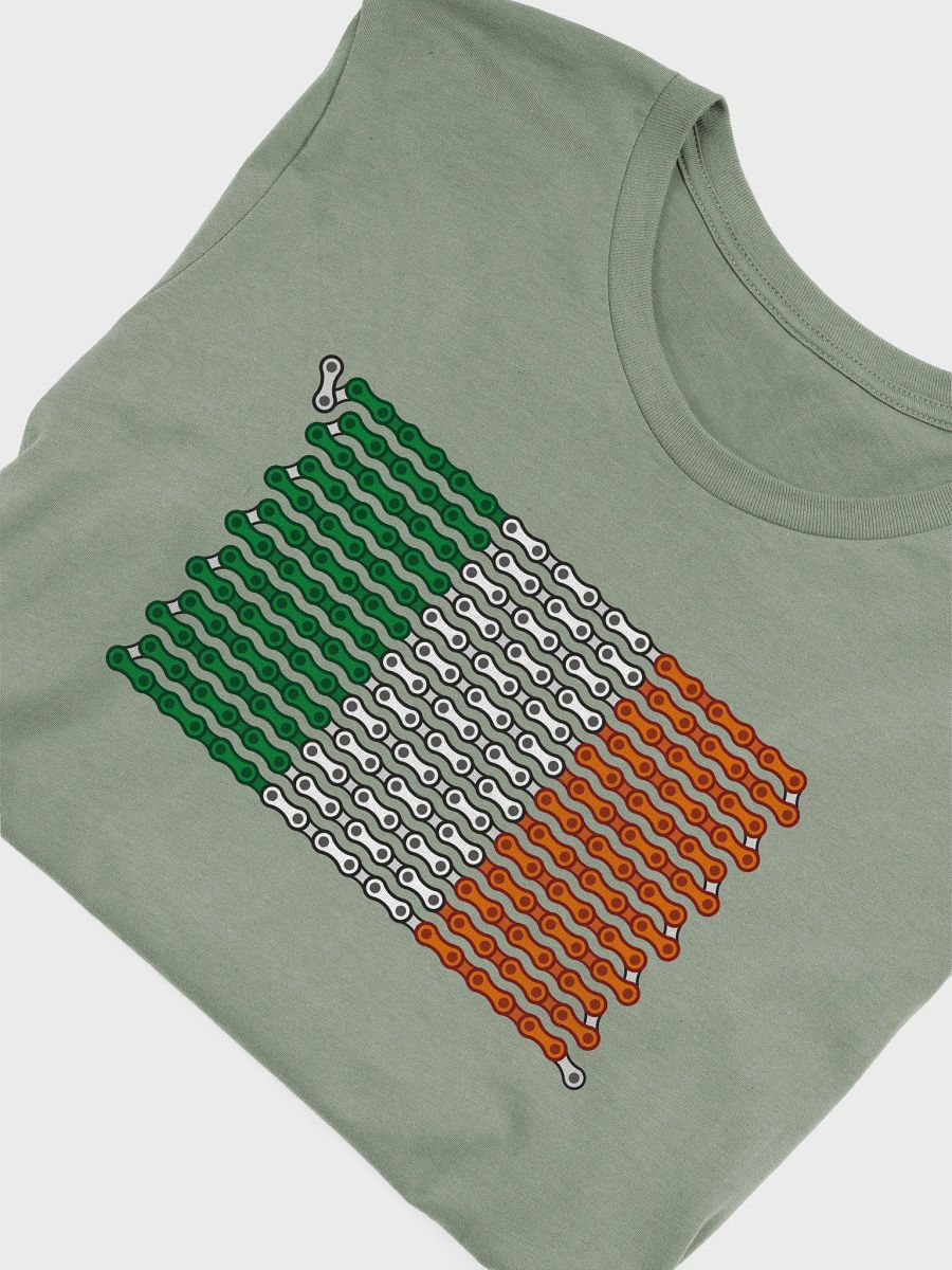 Ireland Bike Chain Flag on Dark Color Supersoft Tee product image (7)